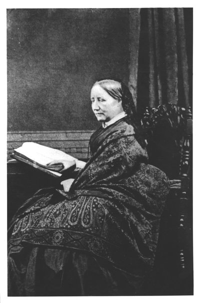 Elizabeth Cleghorn Gaskell (1810-65) XIX secolo da English Photographer